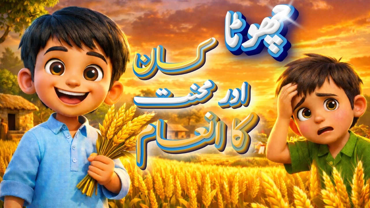 Mir Creator | Best Urdu Moral Story for Kids | Bachon Ki Kahani | چھوٹا کسان اور محنت کا انعام