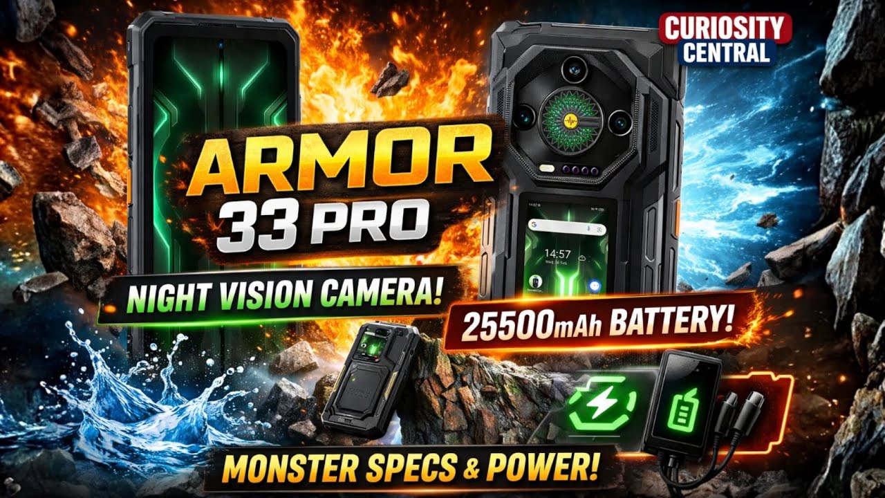 Ulefone Armor 33 Pro 🔥 25500mAh Beast Phone | Night Vision Camera 