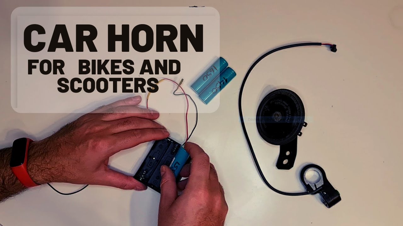 Car Horn for Bicycles and Scooters, DIY Horn For Bikes