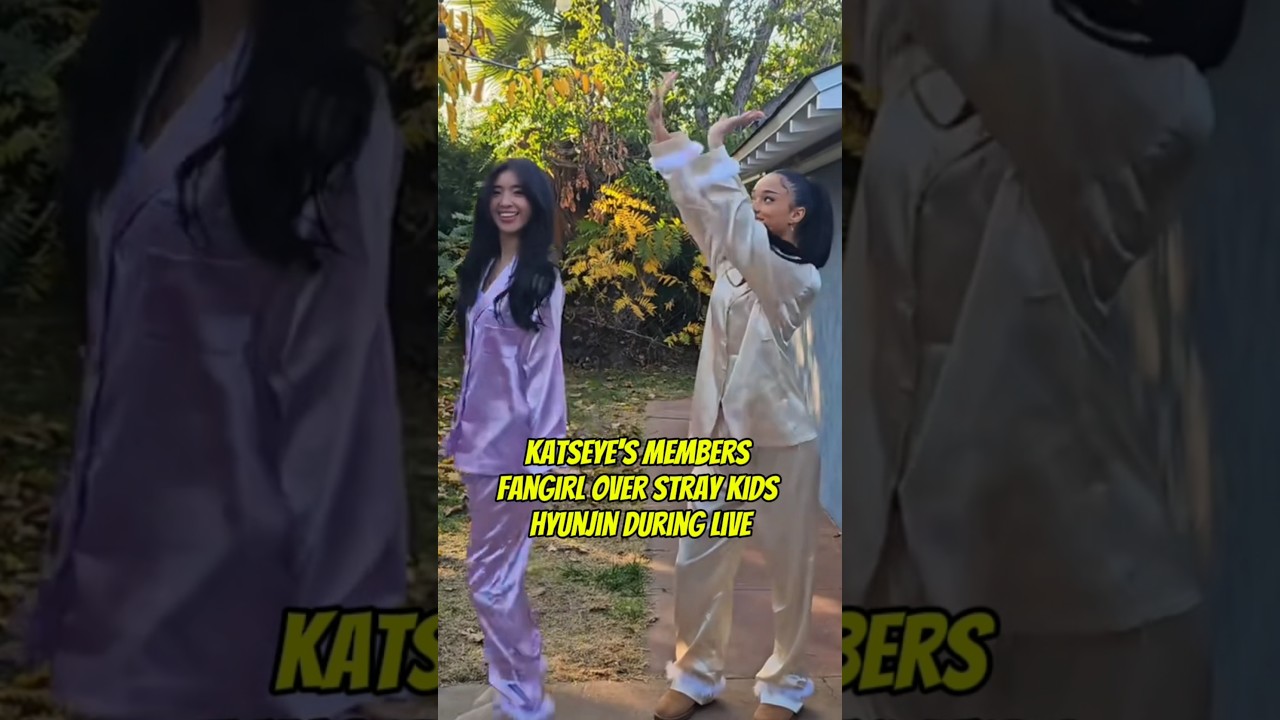 Участницы KATSEYE замечены в фанатском увлечении Хёнджином из Stray Kids &mdash; фанаты не могут в это ...