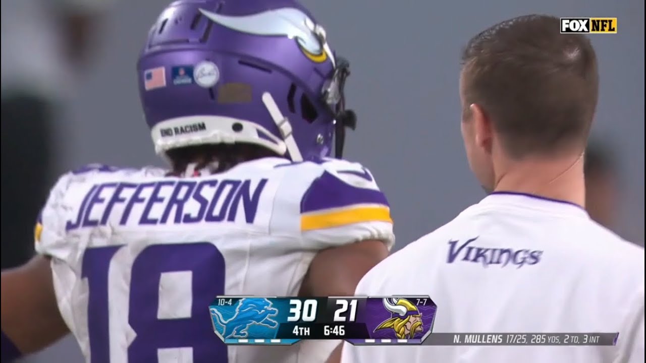 Justin Jefferson & Jordan Addison vs Brian Branch & Cameron Sutton (2023 wk 16) | WR vs CB Matchup