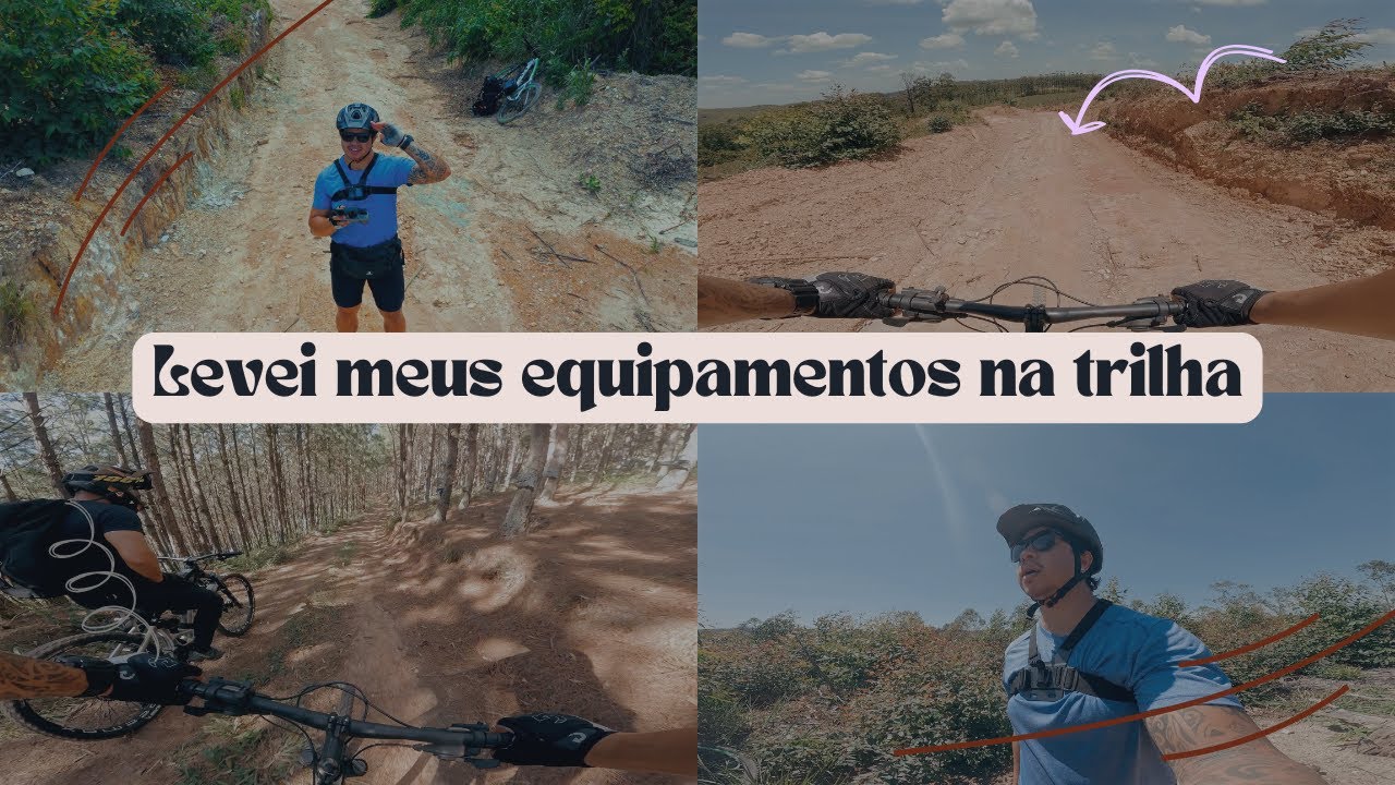 Levei meus equipamentos na trilha / Fui rebocado no início do rolê