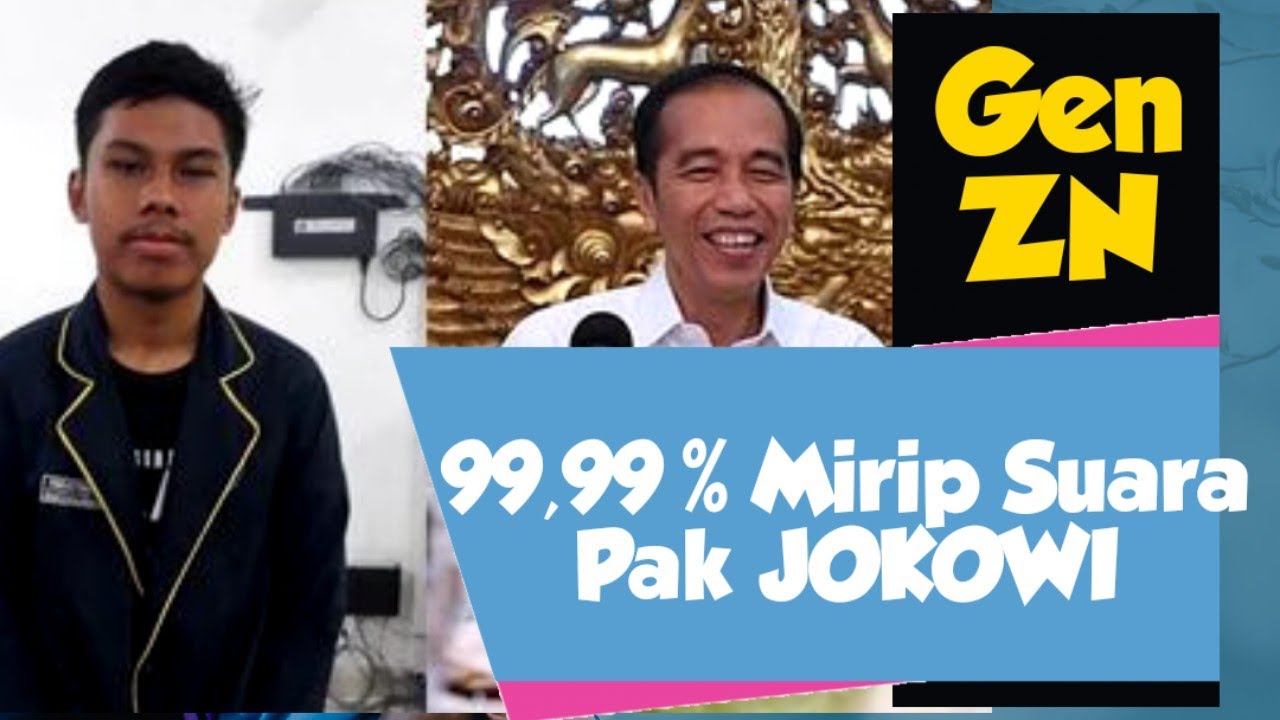 Viral... Anak ini bisa tirukan suara presiden Jokowi sangat mirip 99%