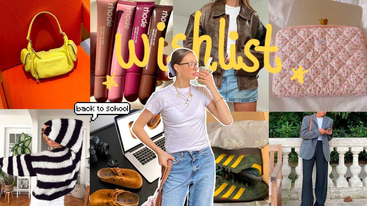 Ma wishlist pour la rentrée ! (back to school #1)