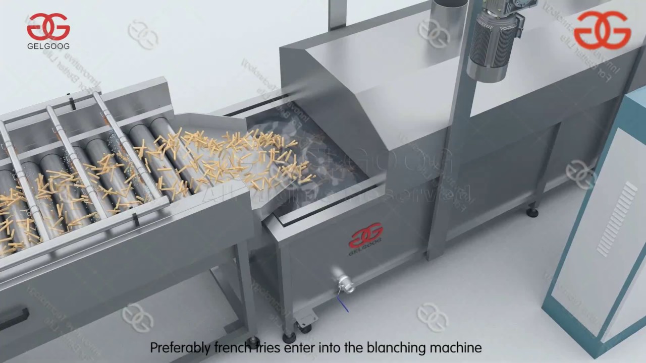 3D Video Of French Fries Production Line----GELGOOG®