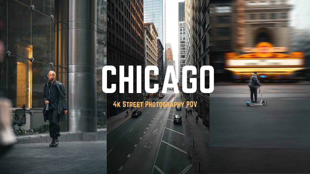 Chicago Street Photography 4k POV - SONY A7iV