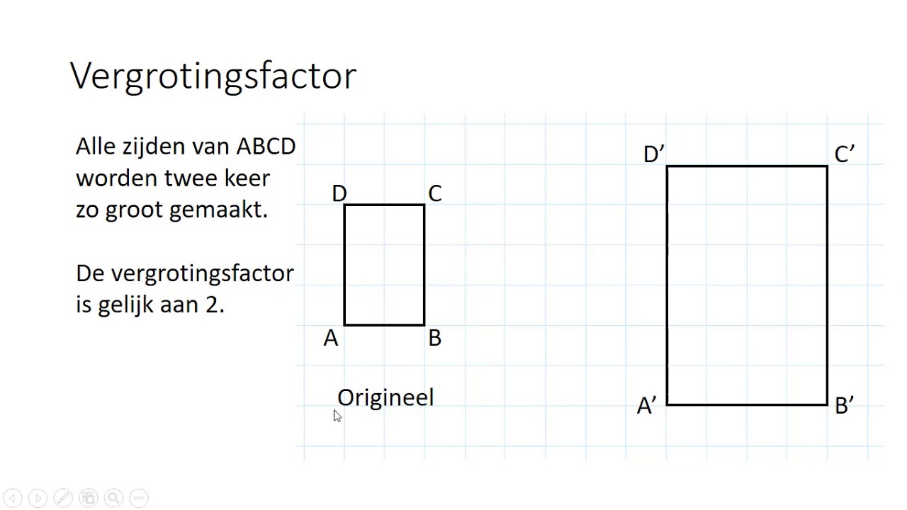 Vergrotingsfactor (2 HAVO/VWO & 2 VWO)