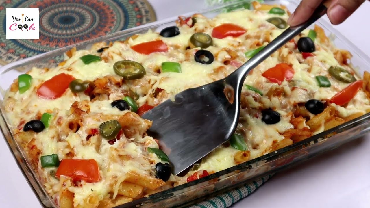 Quick & Easy Macaroni ❗ Delicious Cheesy Pasta Ramadan Special by (YES I CAN COOK)