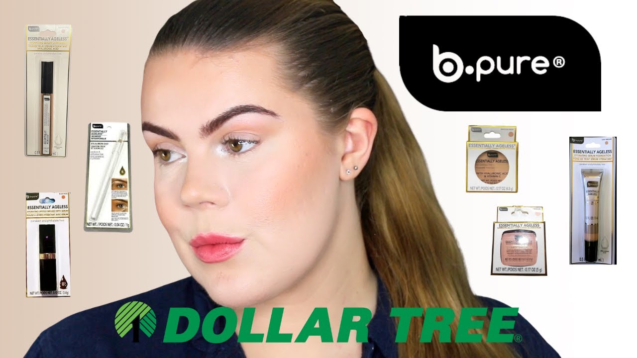 Лучшая косметика в Dollar Tree! Полный макияж от b.pure Cosmetics: множество скрытых сокровищ.