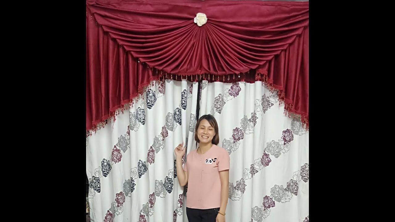 how to make swag curtains- yếm cánh tiên