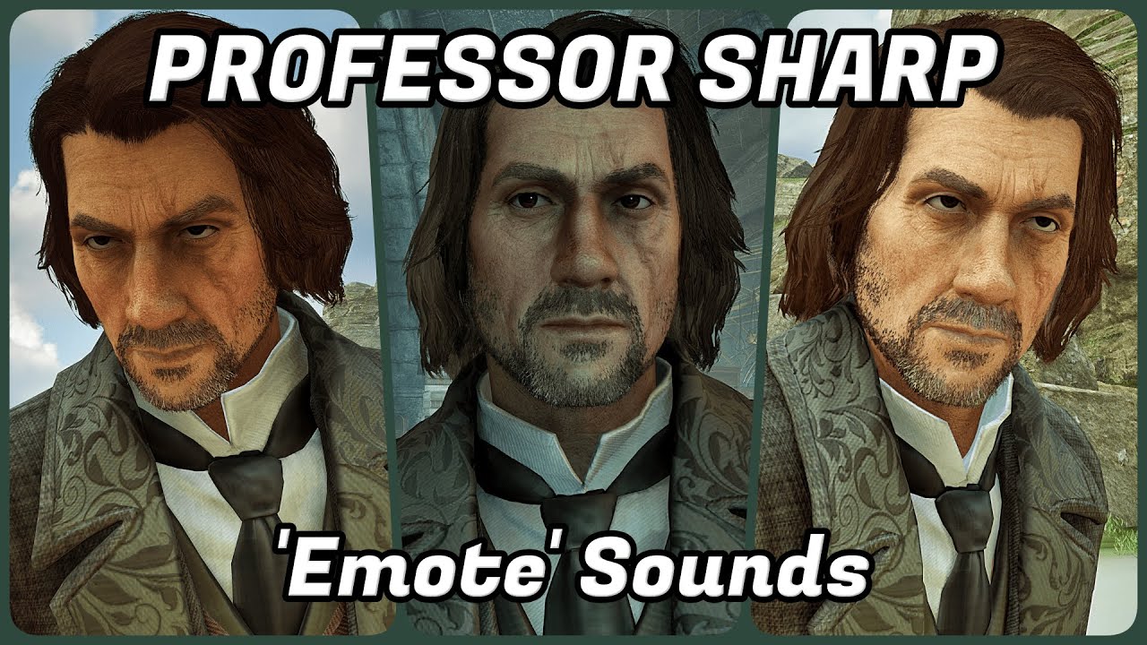 Hogwarts Legacy - Professor Sharp 'Emote' Sounds