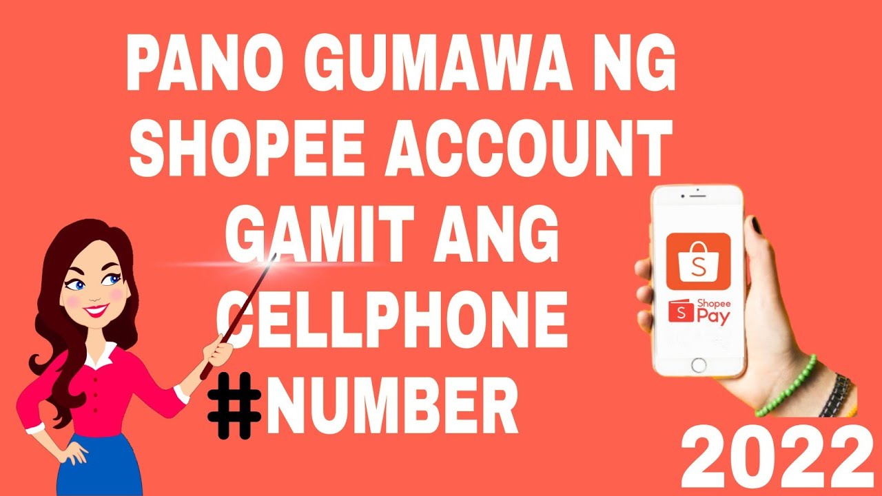 Pano gumawa ng shopee account gamit ang Cell phone number?