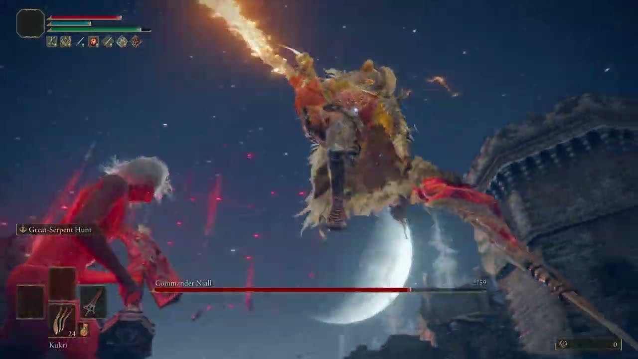 Elden Ring | Commander Niall | SL1 | No Damage, No Arts, True Solo