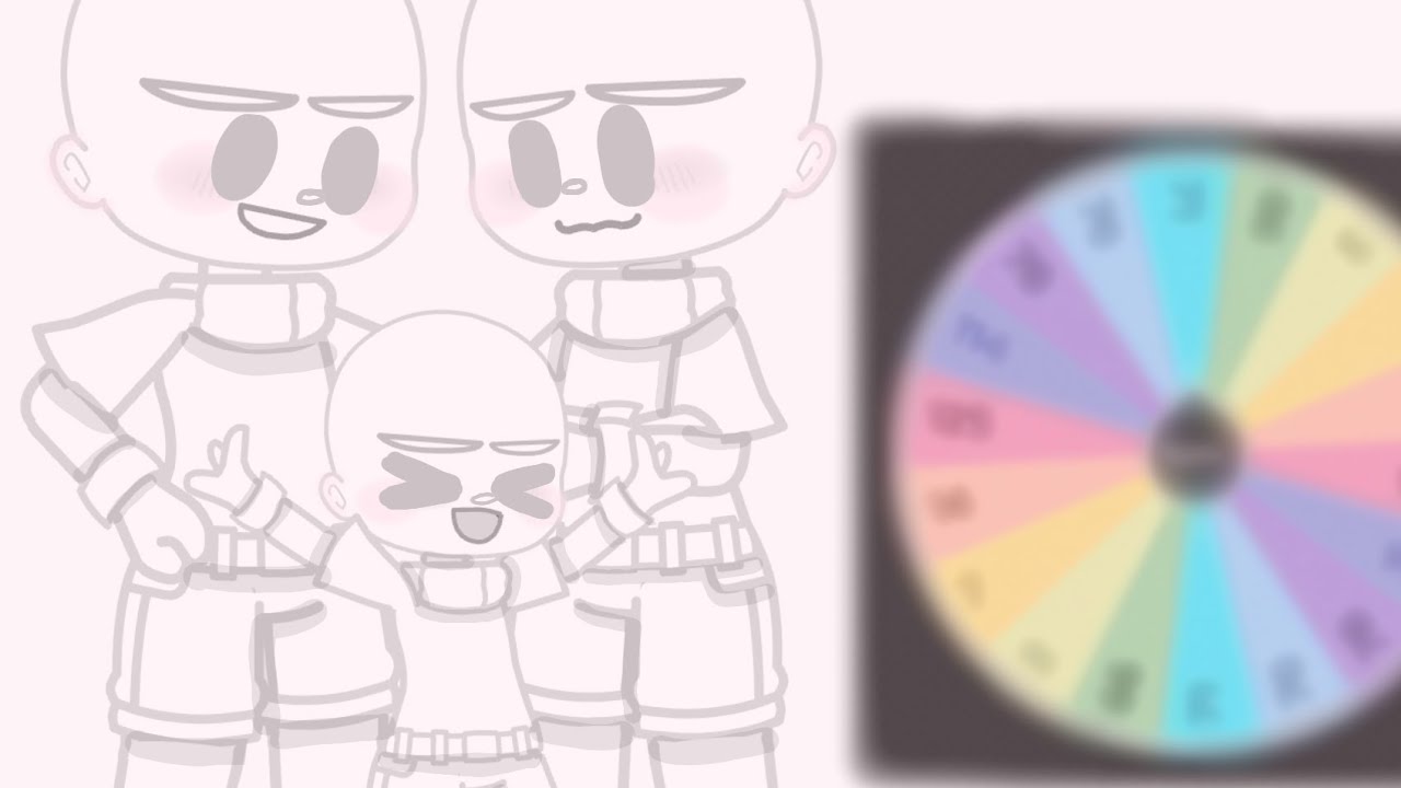 Creating OCs with the Wheel // (Couple+Family Edition) // Gacha Trend/Meme // Give names! //