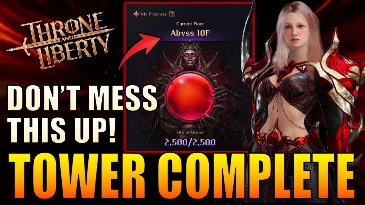 Throne & Liberty - Tower of Greed Complete! - Avoid these Top Mistakes! - Key Event and Checklist