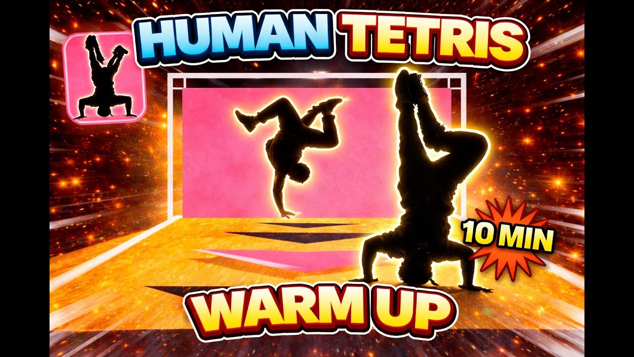 10-Min HUMAN TETRIS | Immersive Interactive Warm Up