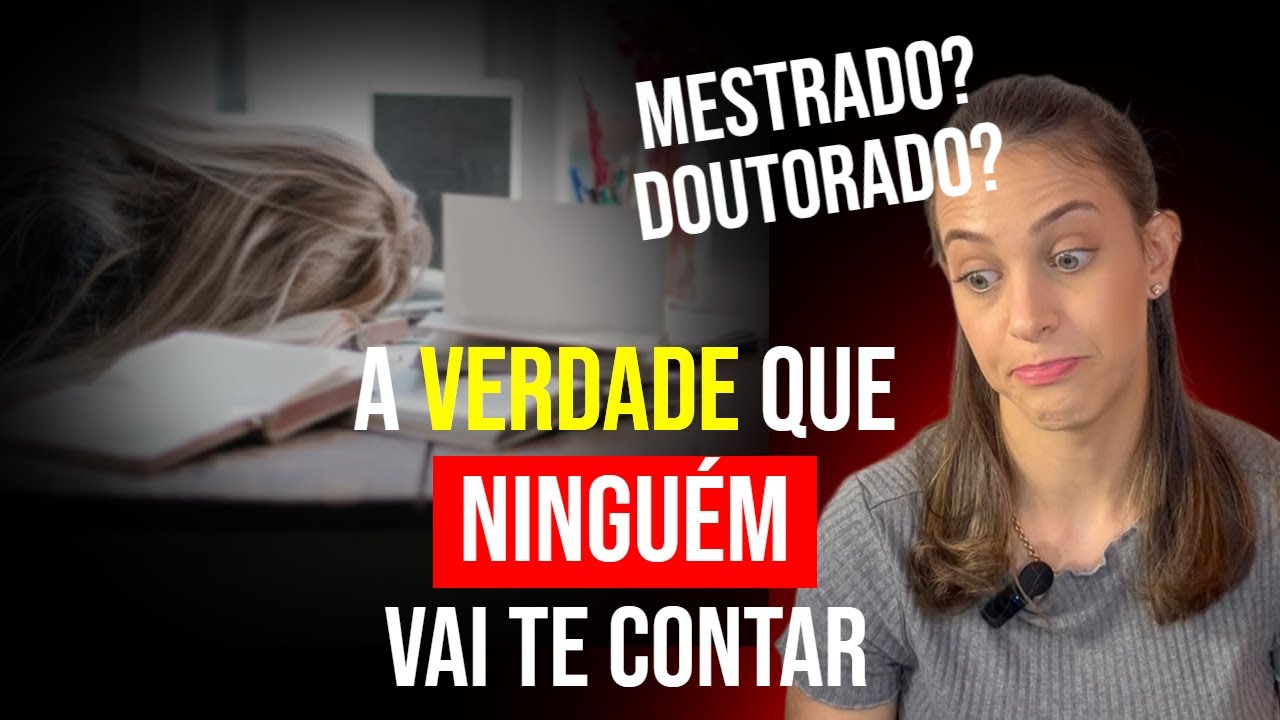 Mestrado e doutorado: vale a pena perder seu tempo com isso?
