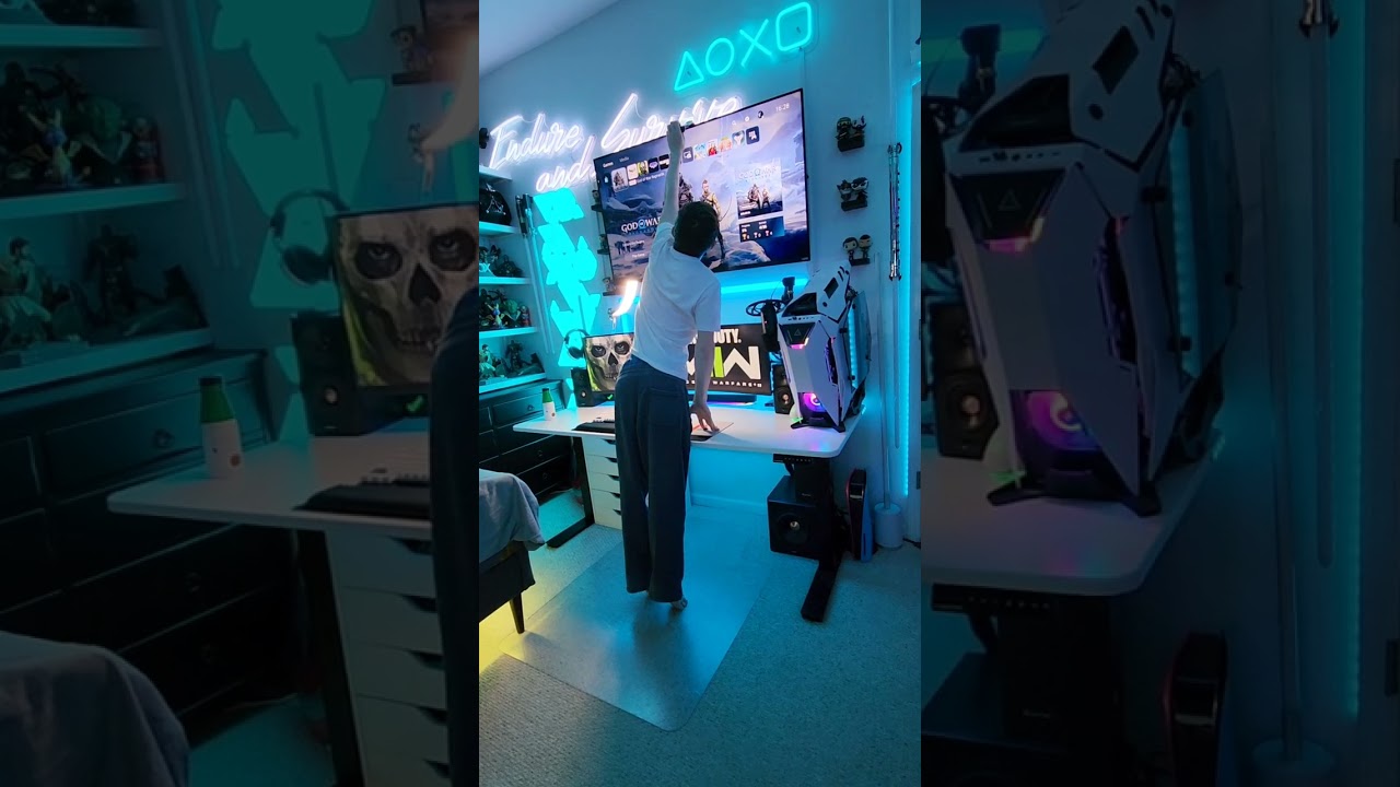 Adding Govee T2 TV backlights to our PS5 Gaming Setup (Gifted) #Gaming #PS5 #godofwar