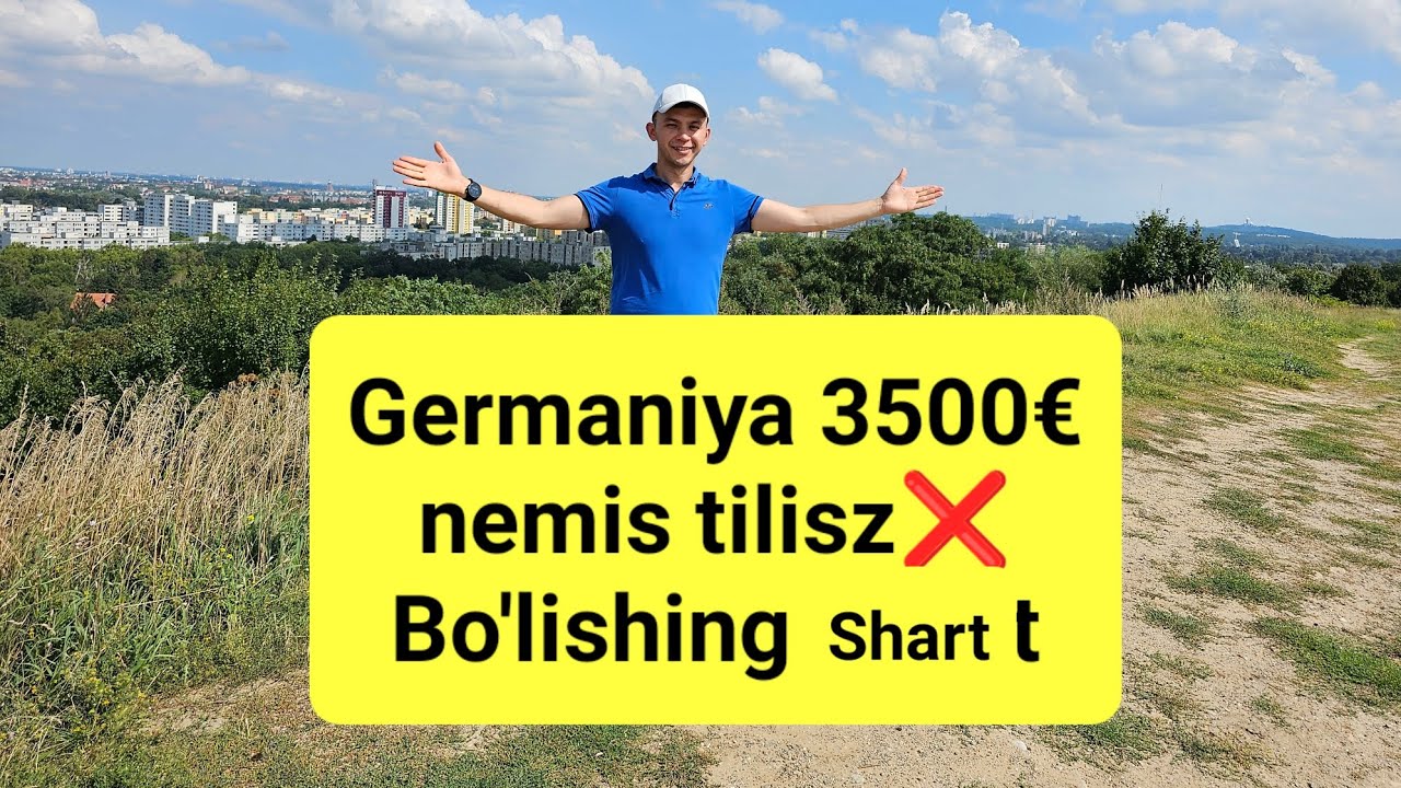 #Germaniya 3200- 3500€ oyiga Amazon Sklada ISH Nemis ❌️
