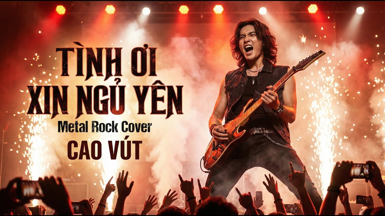 TÌNH ƠI XIN NGỦ YÊN (SIÊU CAO) - METAL ROCK COVER - AI COVER