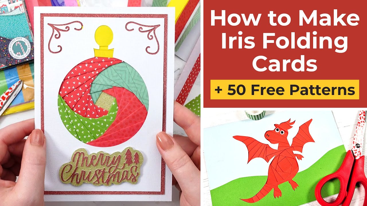 How to Iris Fold 💗 A Beginner's Guide to Iris Folding - With OR Without a Cricut