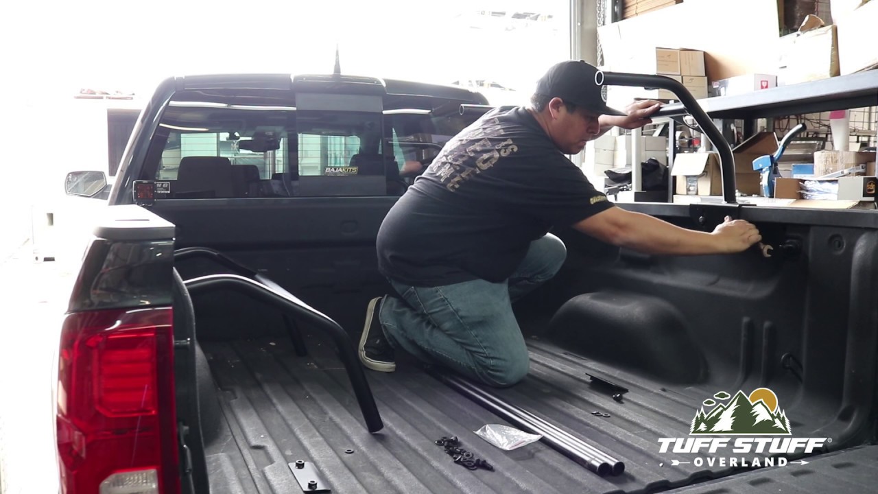 Tuff Stuff Overland Universal Rooftop Tent Bed Rack Installation
