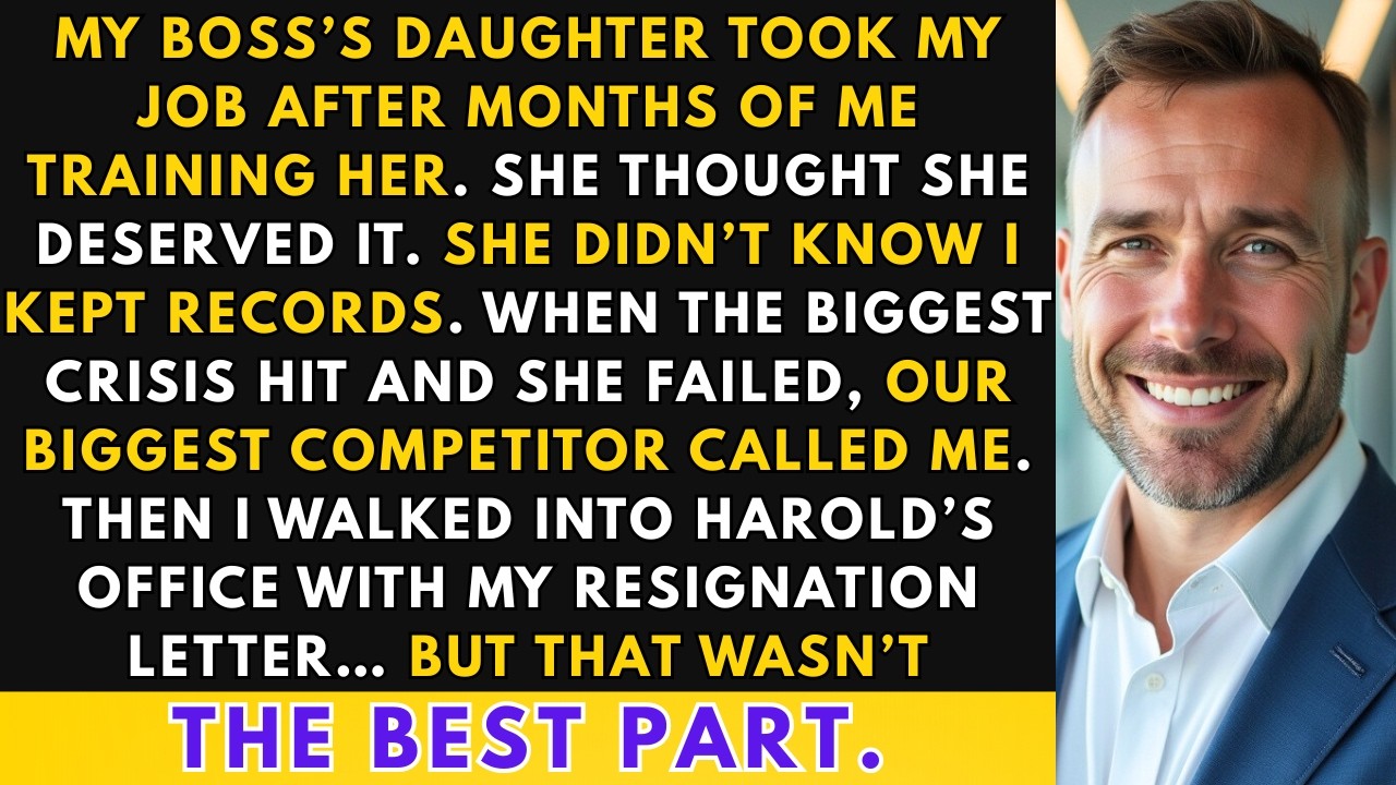 My Boss's Arrogant Daughter Stole My Job After I Trained Her. But I Was Prepared. Revenge Was Sweet.