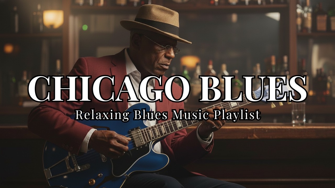Relaxing Chicago Blues Playlist 09 🎸 Slow Blues for Lonely Nights | Midnight Blues & Whiskey Blues