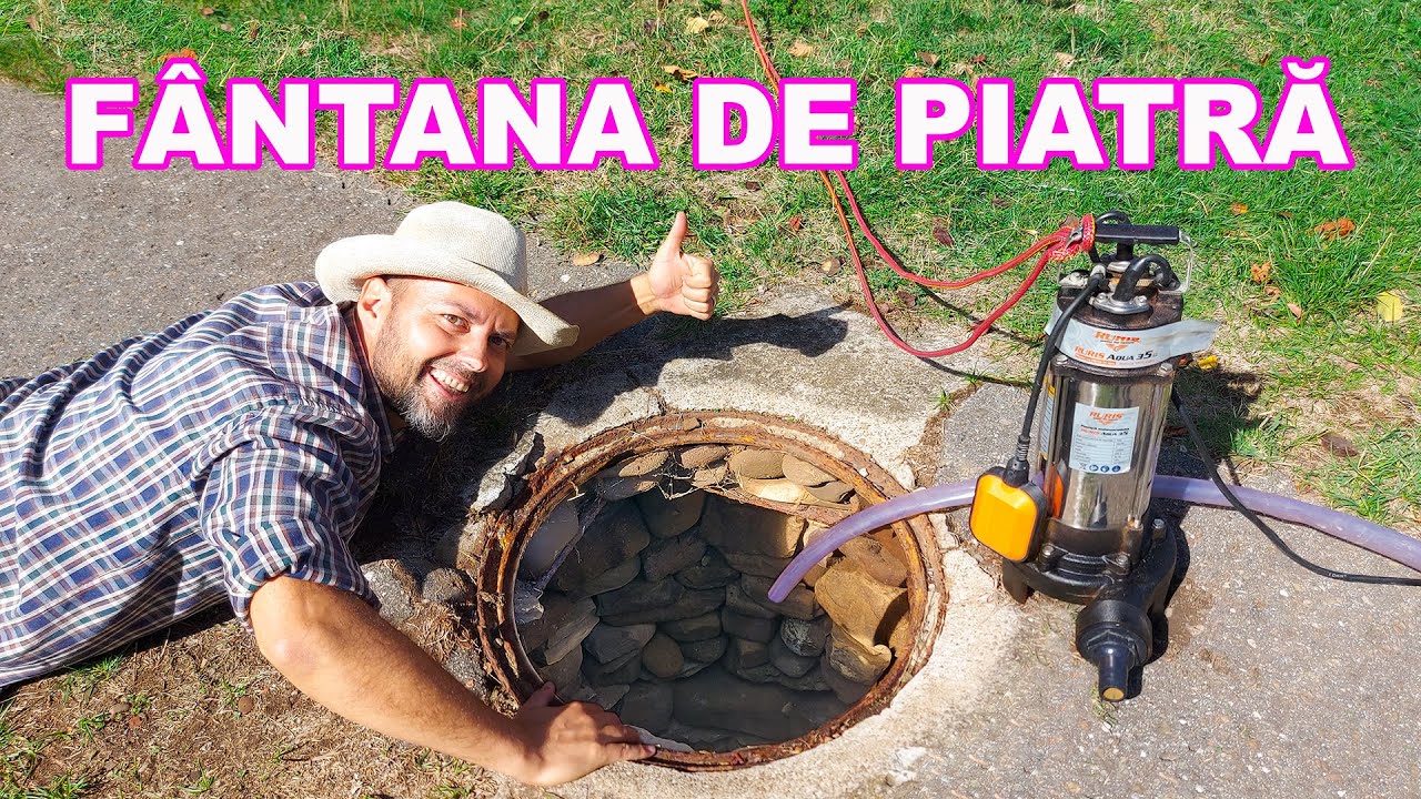 AM DESCOPERIT O FÂNTÂNĂ DE PIATRĂ VECHE DE 100 DE ANI LA NOI ÎN CURTE!