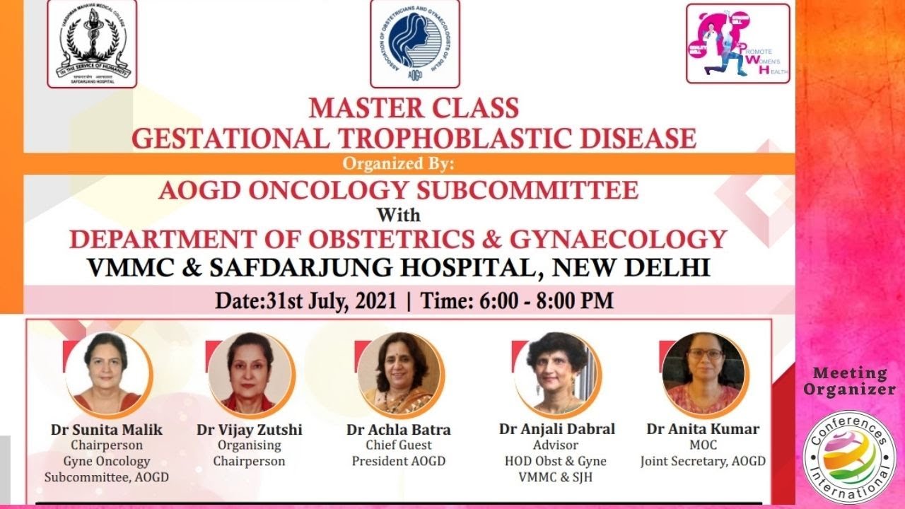 MASTER CLASS on Gestational Trophoblastic Disease | 31st July 2021