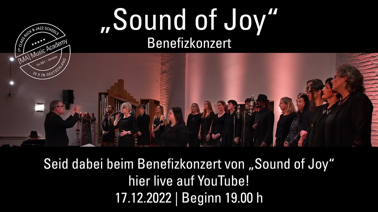 Benefiz Gospelkonzert mit SOUND OF JOY | 17.12.2022