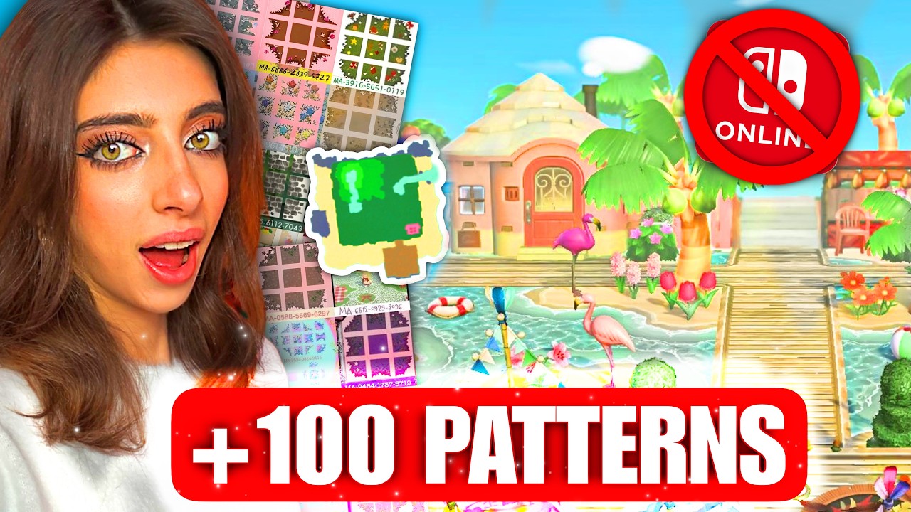+100 PATTERNS POUR TON ÎLE DANS ANIMAL CROSSING 3.0 !