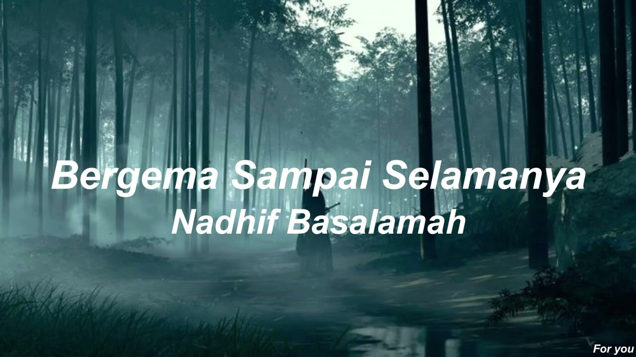 Bergema Sampai Selamanya - Nadhif Basalamah ( slowed + reverb ) Tiktok Version