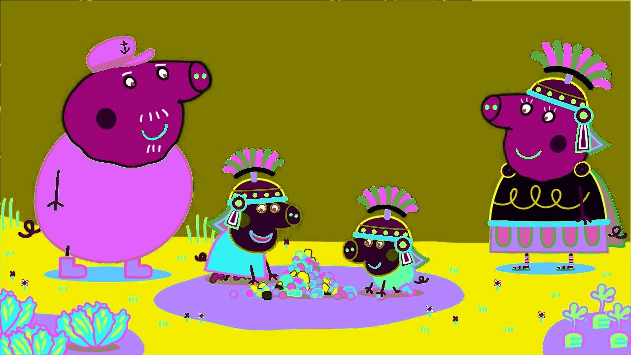 I Will Find Blue Peebles And Make A Lovely Sky! - Peppa Pig (Sponsored by: Gamavision Csupo Effects)