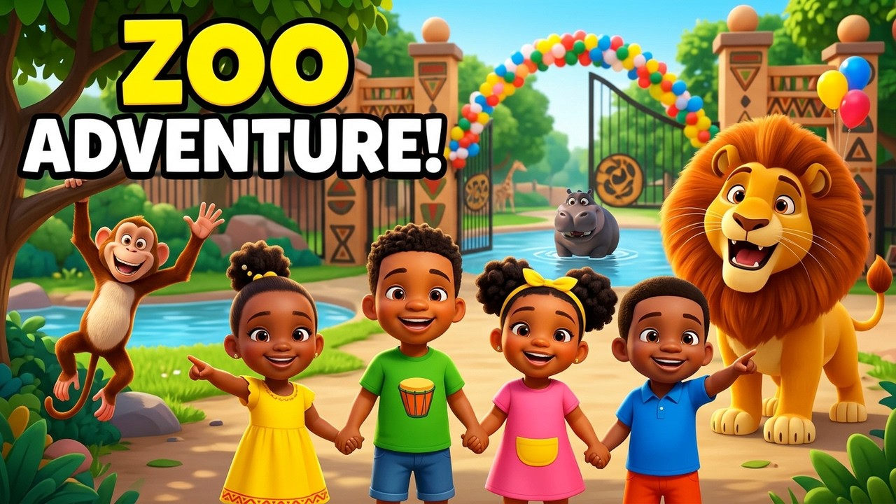 Your Favorite Characters Meet the Zoo Animals 🐘 | Music & Fun!
