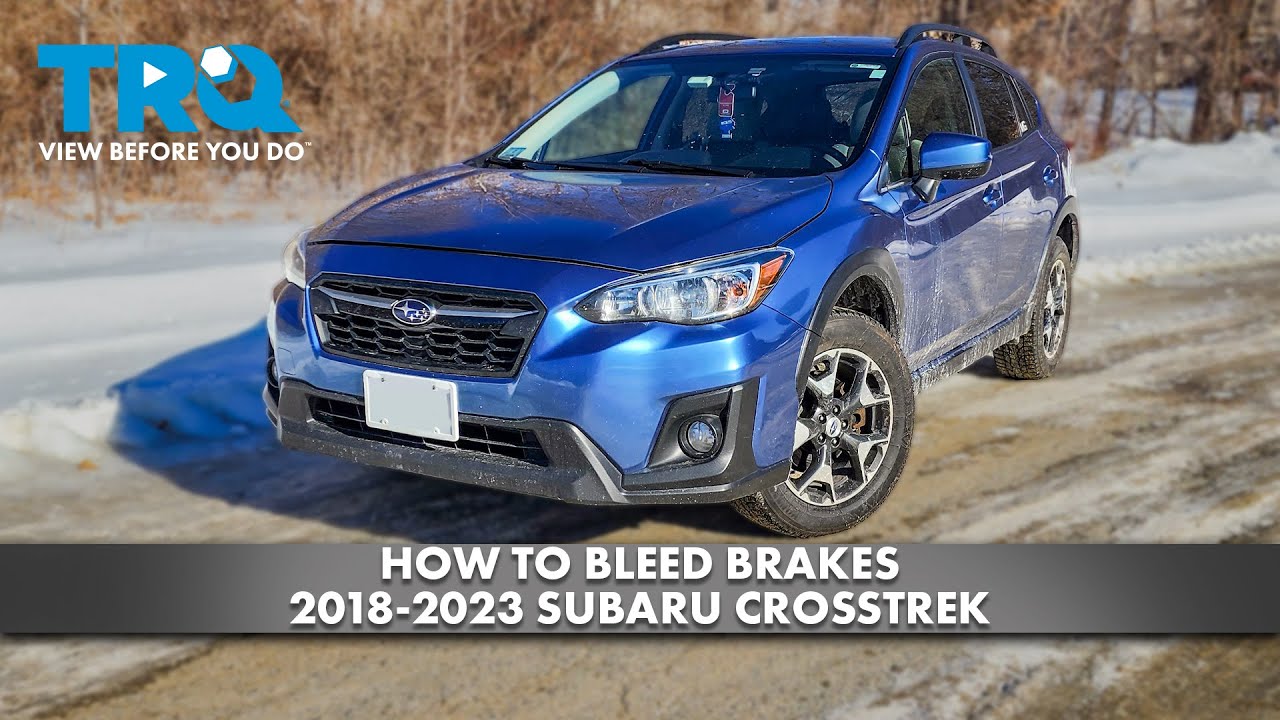 Как прокачать тормоза на Subaru Crosstrek 2018-2023