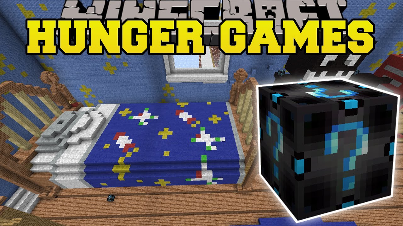 Minecraft: BEDROOM HUNGER GAMES - Мод Lucky Block - Мини-игра с модами