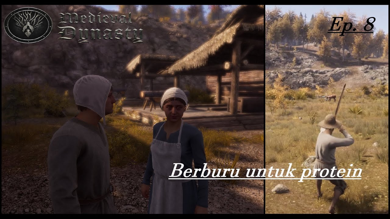 Hari berburu untuk warga dan quest ringan [Medieval Dynasty] [Ep.8]