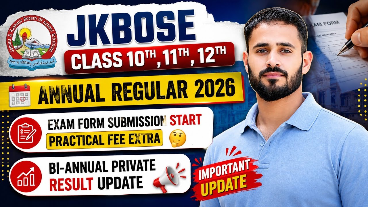 Jkbose Class 10th, 11th, 12th Important Update 🙄 || Bi-annual Result Update.