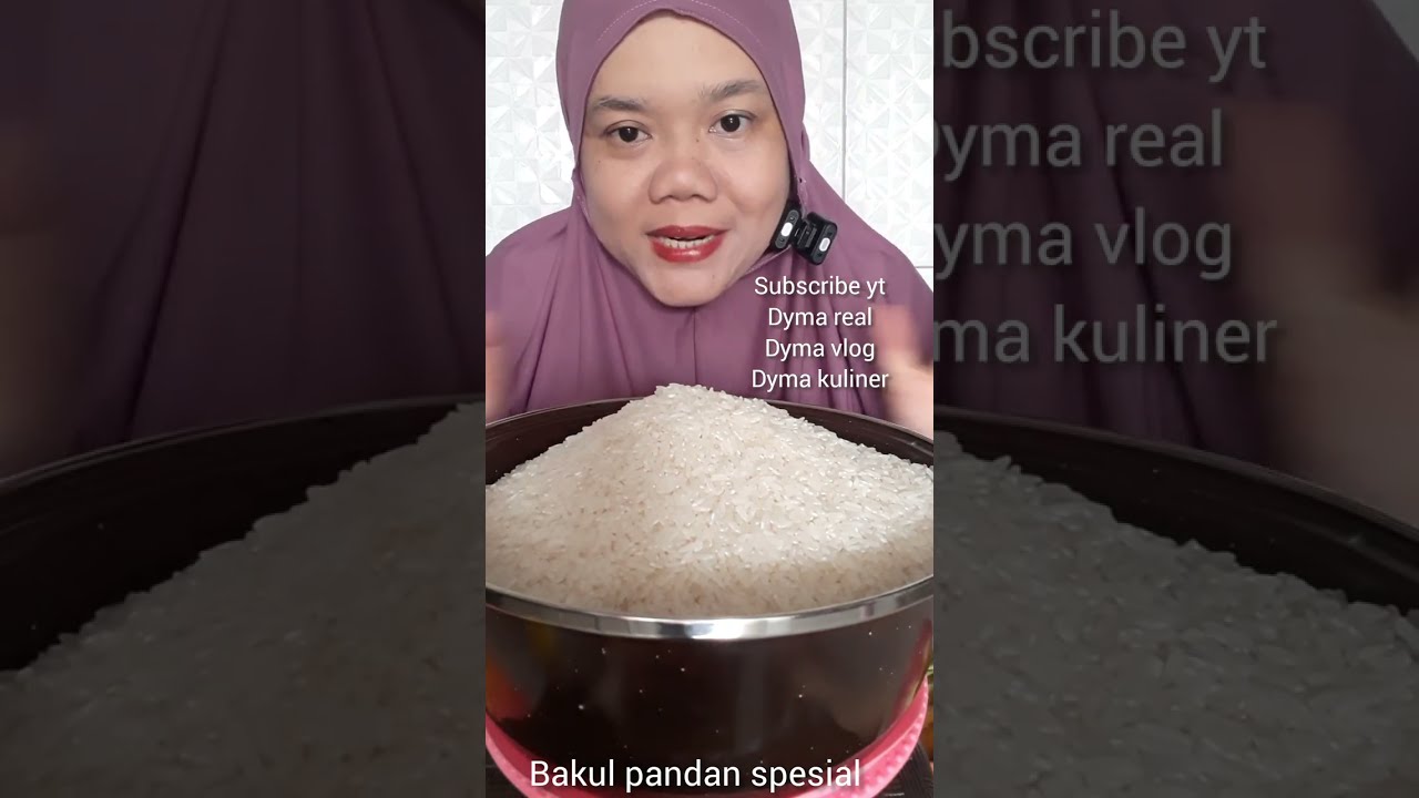 DYMA KULINER 💕ASMR RAW RICE EATING 💕Makan Beras Mentah💕#asmrsounds  #asmr #mukbang @Dymakuliner 