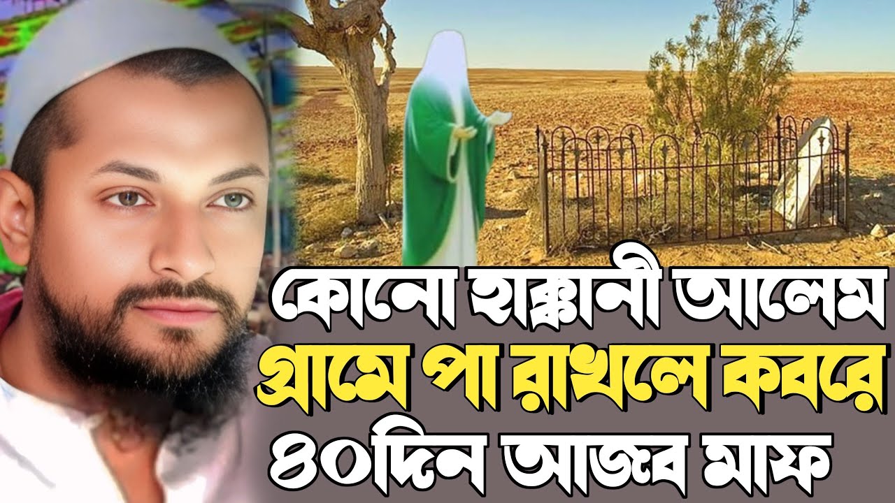pirzada junaid siddiqui waz┇হাক্কানি আলেম গ্রামে আসলে কবরে ৪০ দিন আজাব মাফ┇পীরজাদা জুনায়েদ সিদ্দিকী
