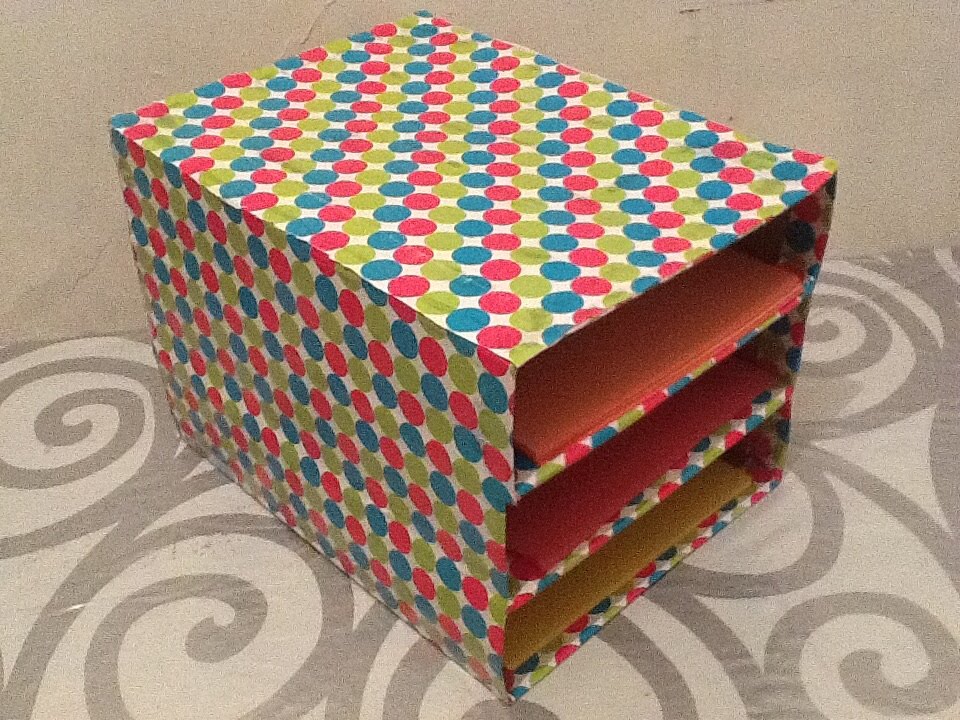 ♻️DIY haz organizador de hojas de papel para escritorio reciclando cajas de cereal