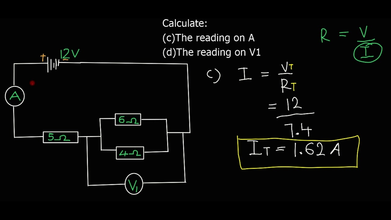 GRADE 10/11 SERIES AND PARALLEL COMBINATION CIRCUIT CALCULATION. PART 3 A VIDEO TUTORIAL