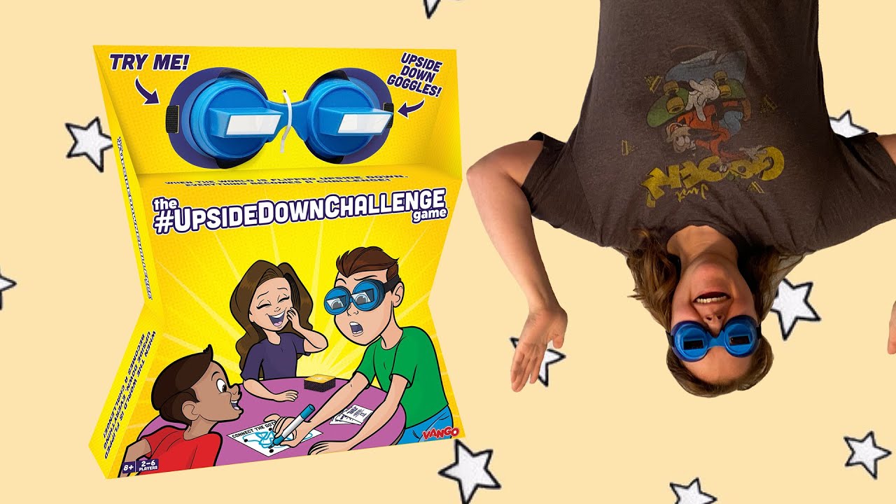 How to Play The #UpsideDownChallenge Game Upside Down Glasses Challenge