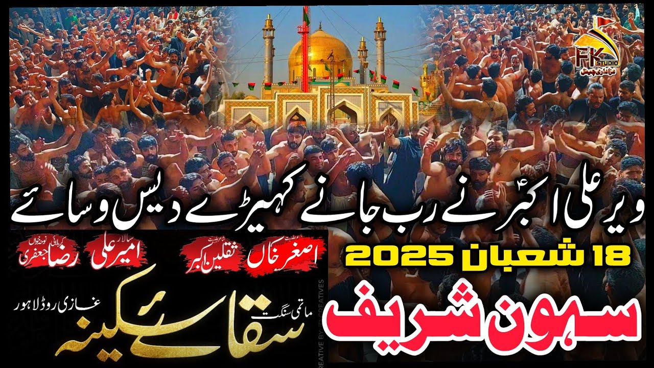 Veer Ali Akbar Ne Rab Jany Kehry Des | Saqqa e Sakina | Raza Jaffri | 18 Shaban 2025 Murshad Laal