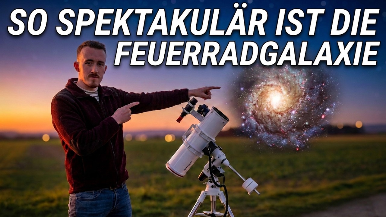 Sprialgalaxie M101 - So spektakulär ist das Feuerrad im All - ASTRO VLOG