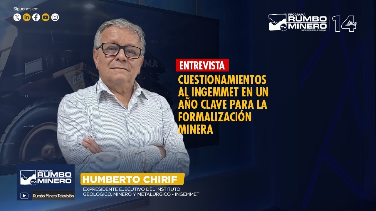 Cuestionamiento al Ingemmet en un año clave para la formalización minera