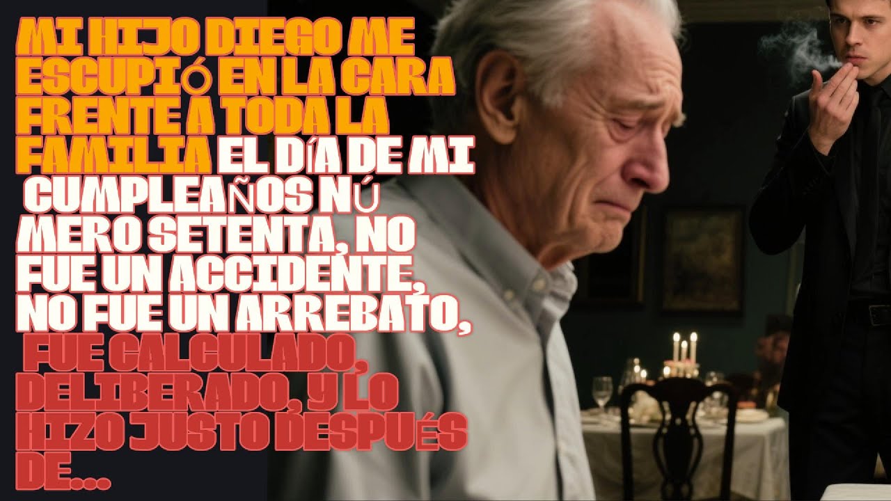 El peor regalo de cumpleaños vino con desprecio, mi propio hijo me escupió frente a toda la ...