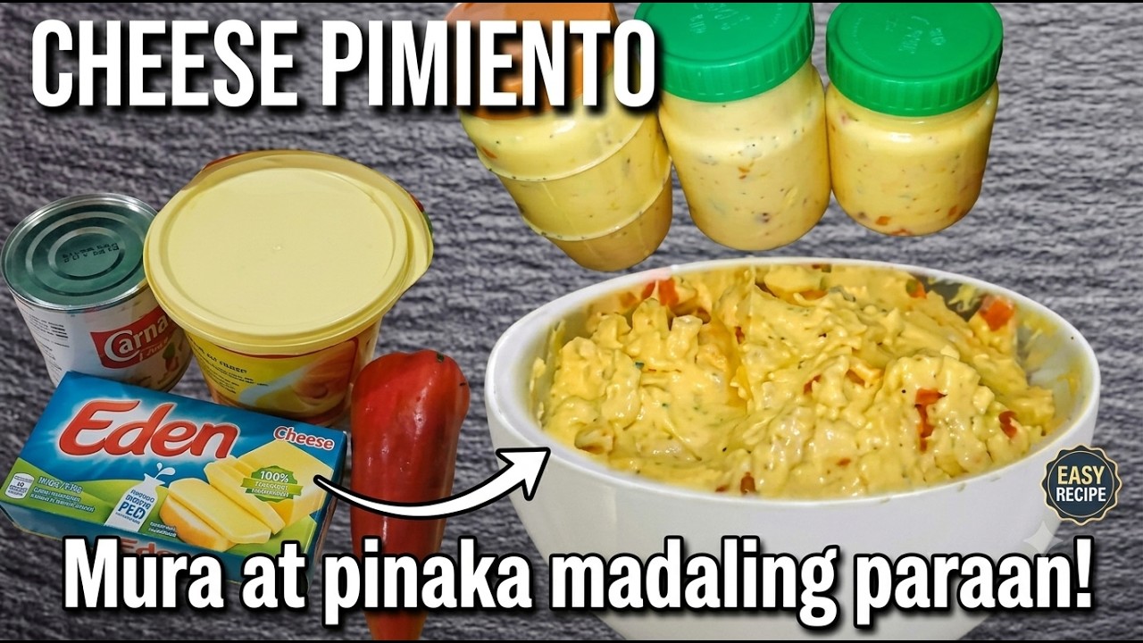 Pinakamadali at masarap na Home made CHEESE PIMIENTO! |Pang negosyo!