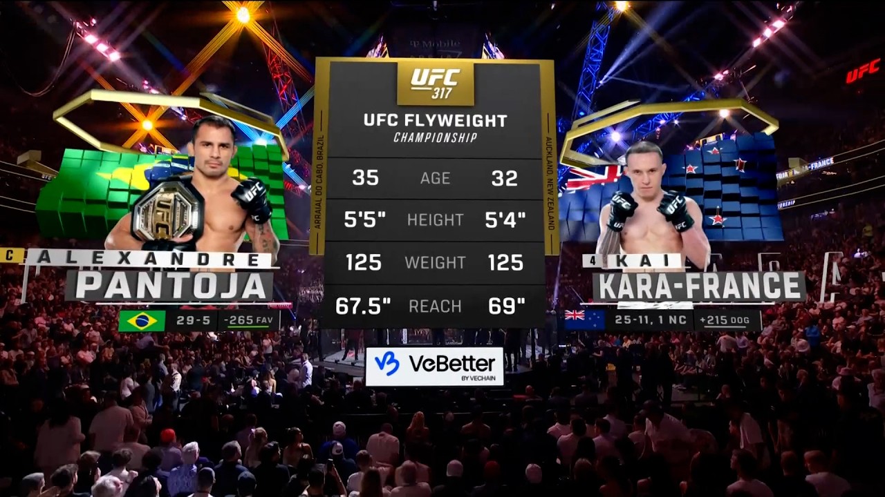 Alexandre Pantoja x Kai Kara-France | LUTA COMPLETA | Crypto.com UFC 331